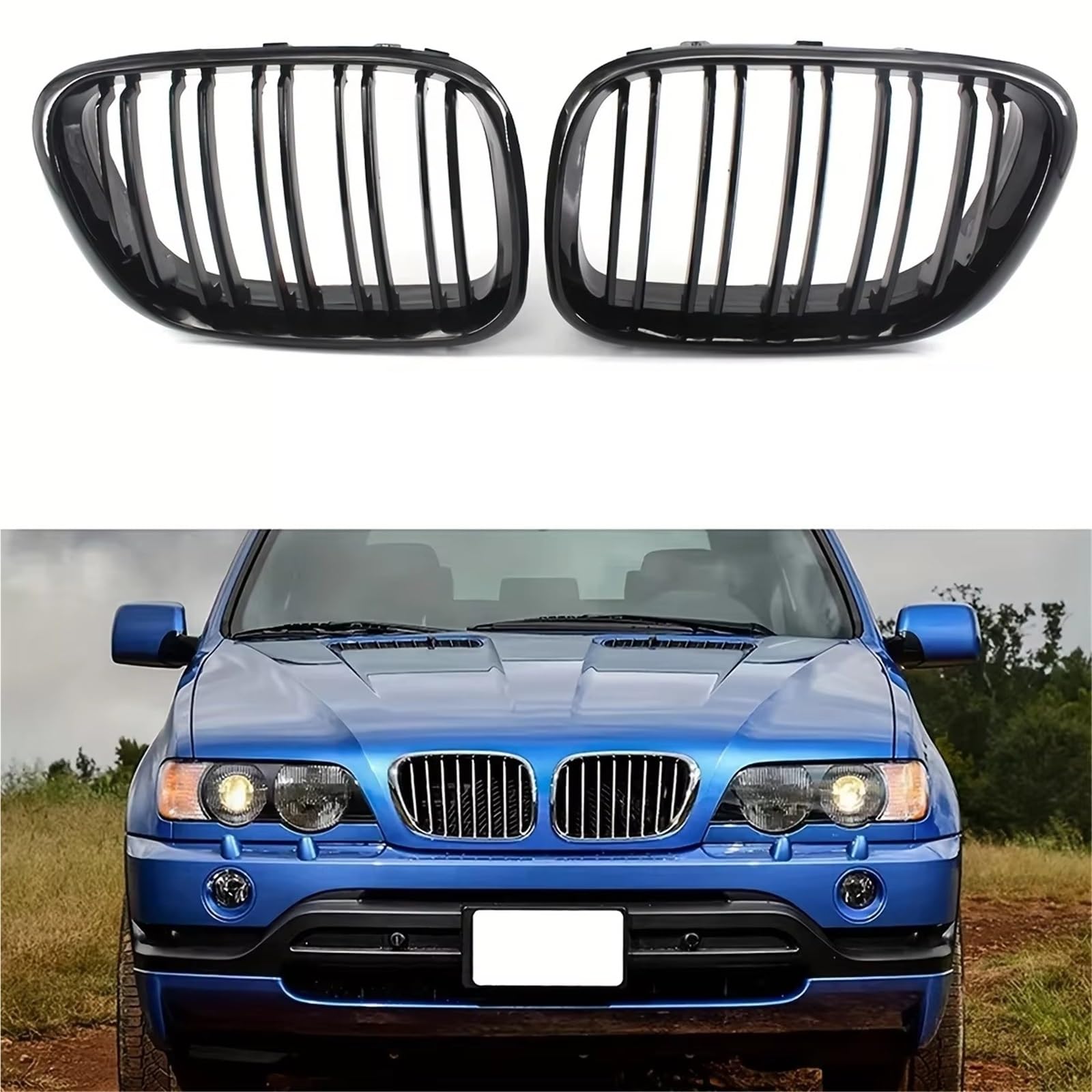 Für X5 E53 1999-2003 Motorhaube Lüftgitter