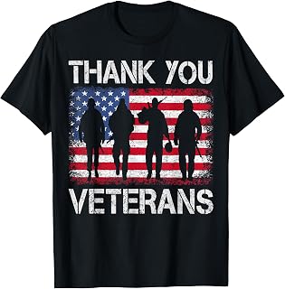 Veterans Day Shirt Gifts Thank You Veterans Tshirt Proud Tee T-Shirt