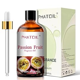 PHATOIL 3.38FL.OZ Passion Fruit Fragrance Oils for Aromatherapy, Essential Oils for Diffusers for Home, Perfect for Diffuser, Yoga, Skin Care, DIY Candle and Soap Making - 100ml