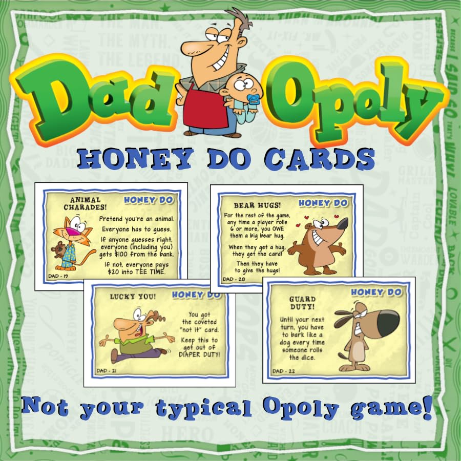 DadOpoly – Juego de Mesa Familiar Divertido para Padres y Niños miniatura 7