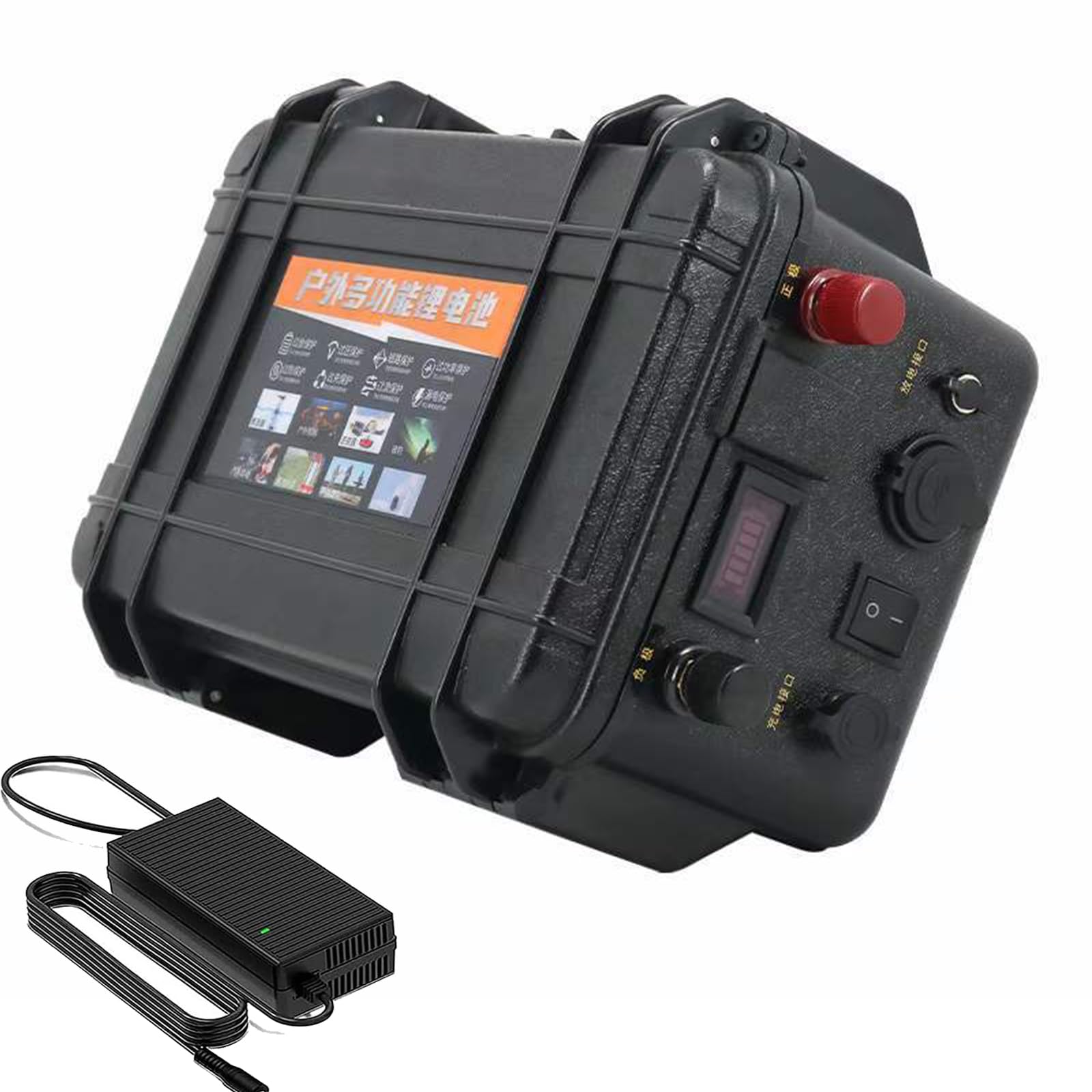 Batería de propulsión para Exteriores de 12,8 V, 60 Ah, 100 Ah, 150 Ah y 200 Ah, batería de Iones de Litio LiFePO4 de 12 V para Barco de Pesca, batería de propulsión Marina