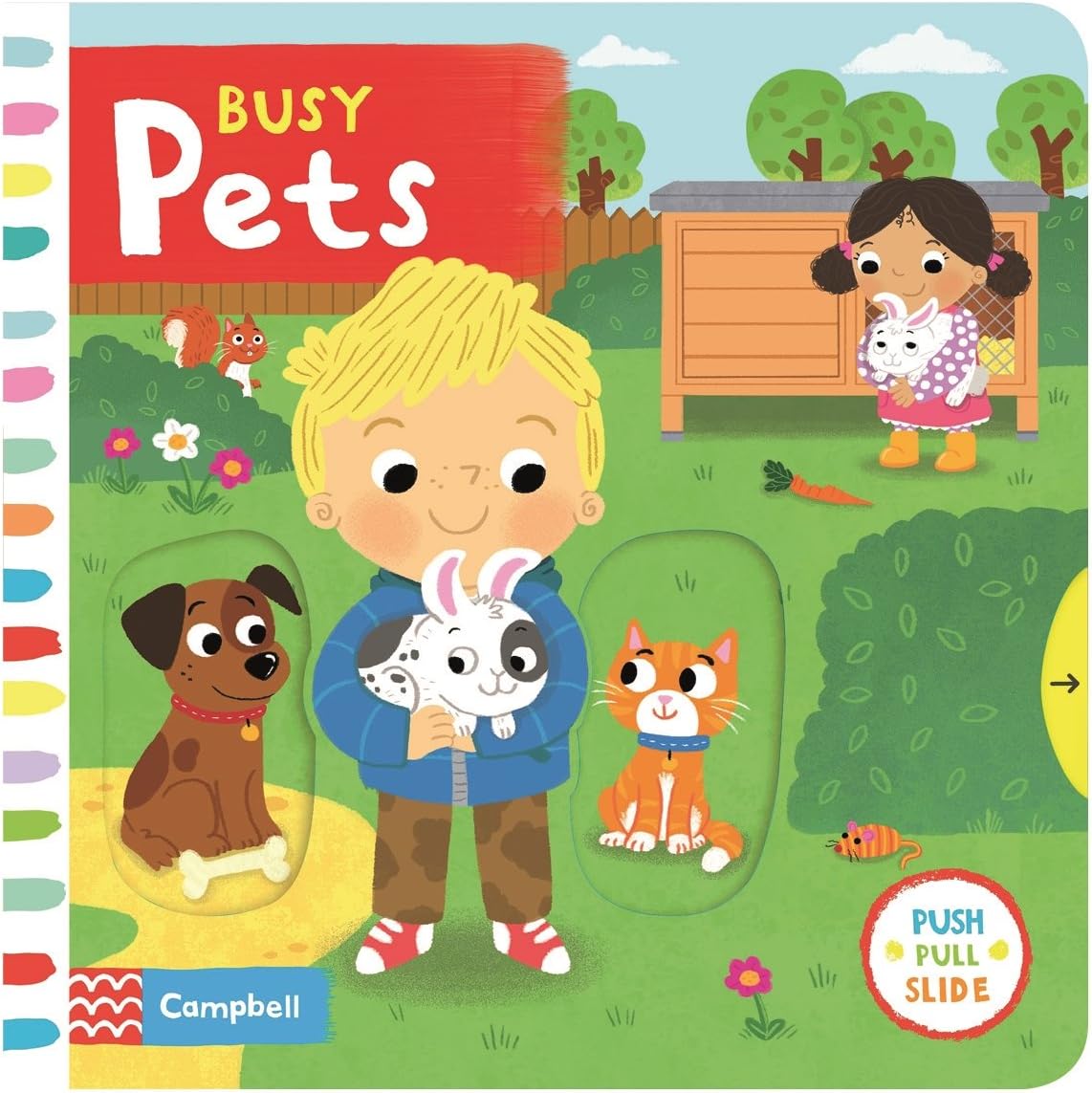 Busy Pets: A Push, Pull, Slide Book (Campbell Busy Books, 18)