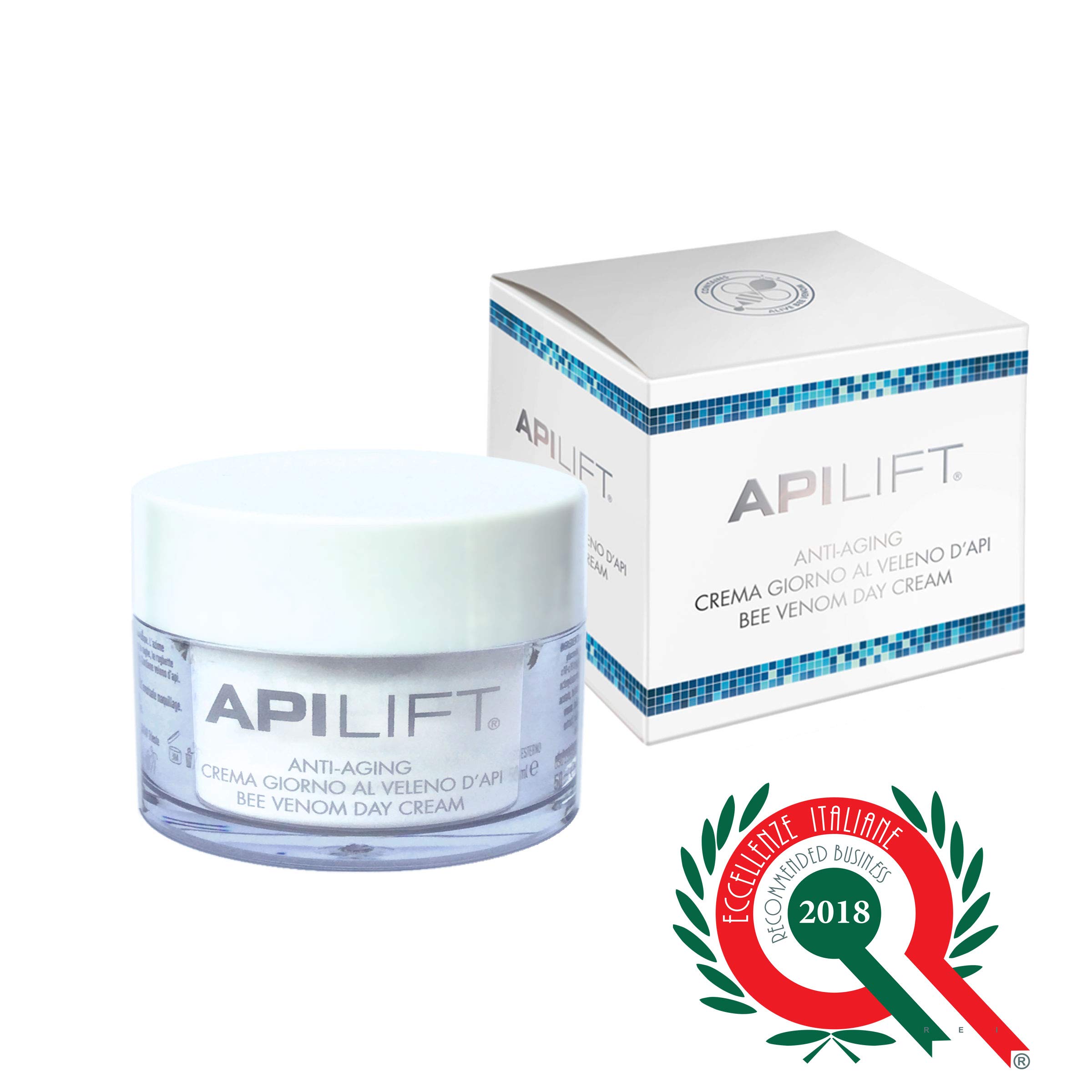 ECOCLASS ApiLift Crema ANTIAGE al Veleno D'API 50 ML Naturale Viso Made in Italy Benessere Salute