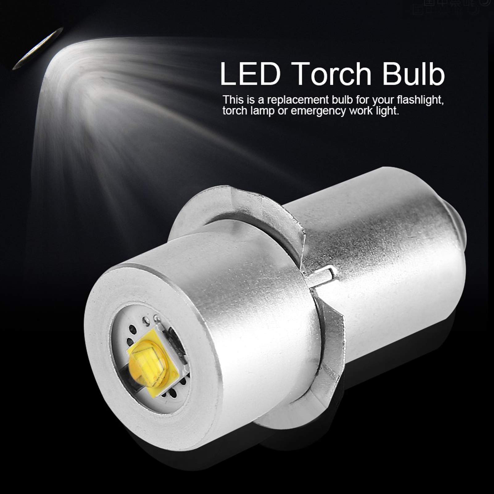 3/4.5/6V 0.5W 6000K LED bianco E10 lampadina di ricambio per torcia torcia lanterna torcia a LED lampadina E10 bocca a ve strumento da campeggio  18