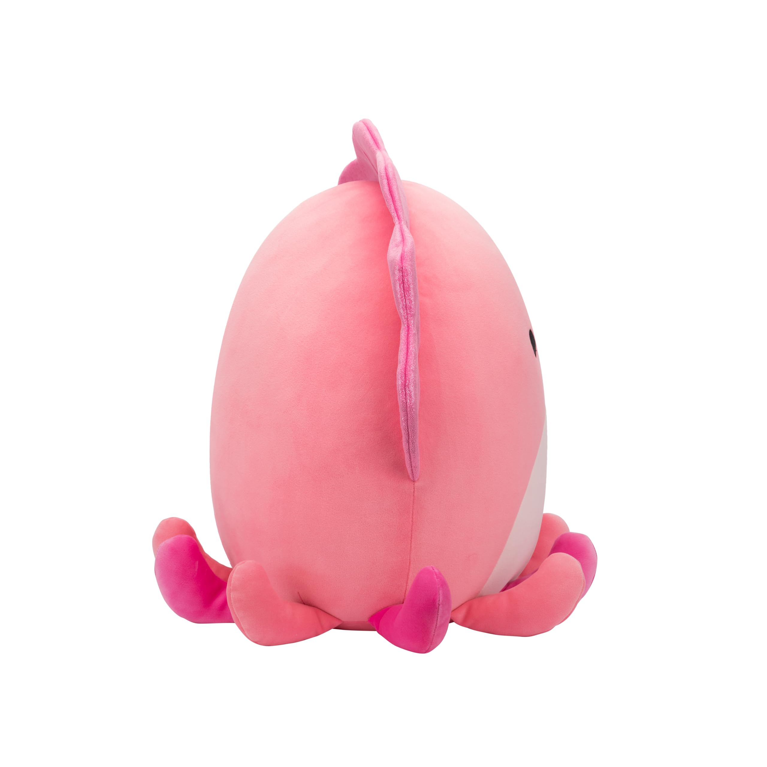 Squishmallows SQCR07715 – Auggie Le Pieuvre Rose 40 cm, Peluche Officielle Jazwares, Doudou Super Doux
