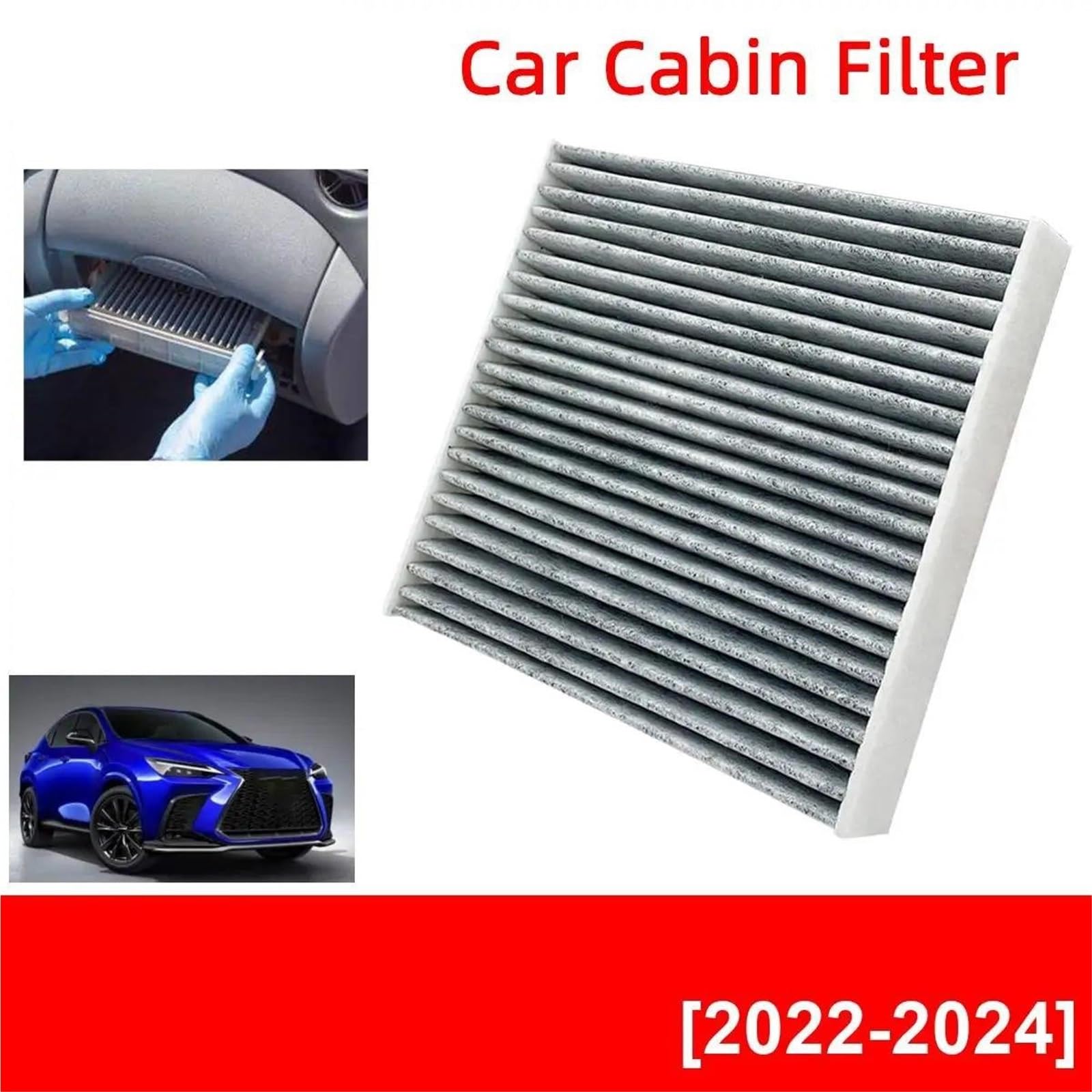Parti di automobili Auto Filtro Aria Condizionata Per Lexus NX450h + 2022-2024 Carbone Attivo CF12157 87139-0E040 87139-0R030 87139-26010