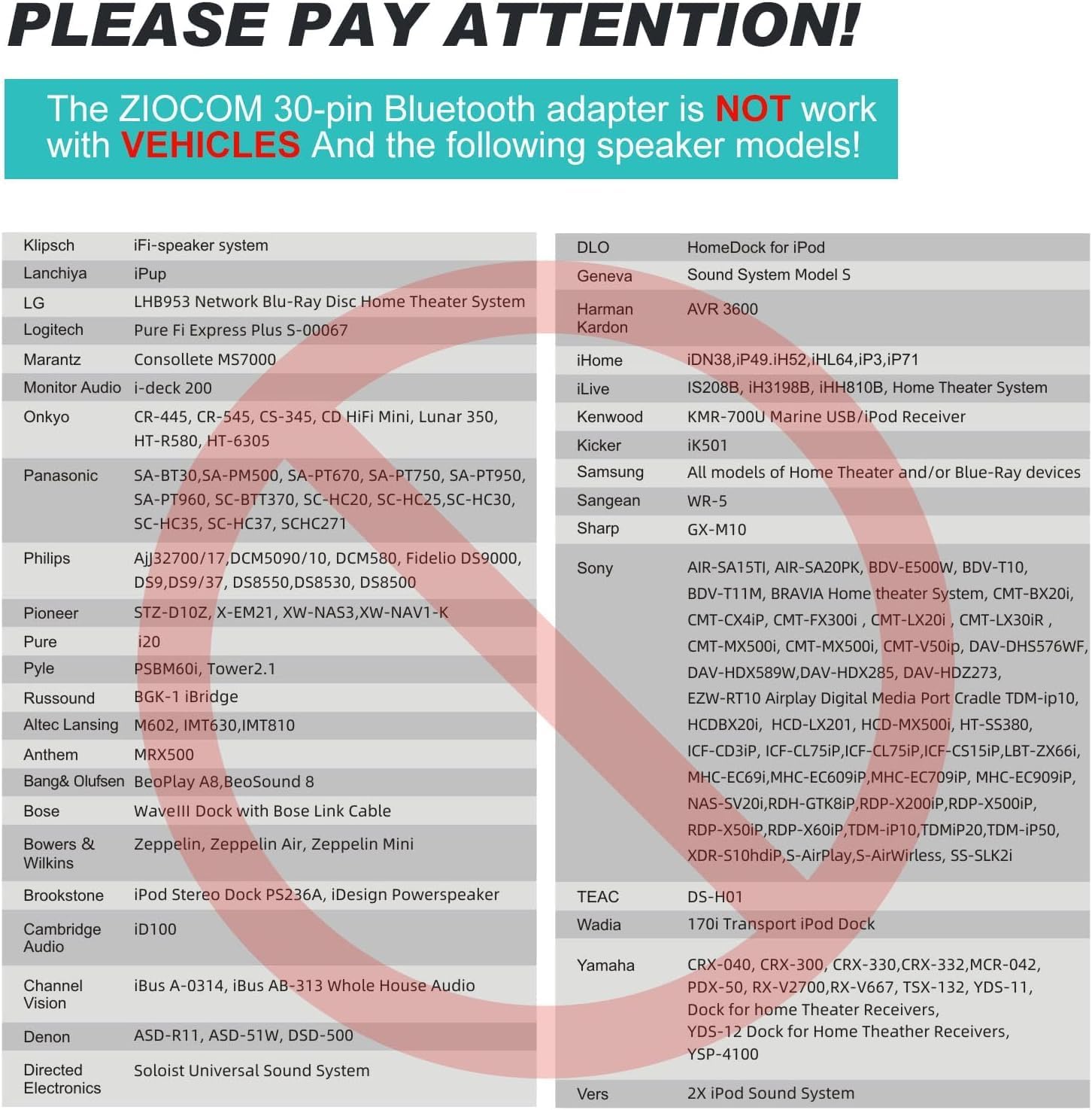 ZIOCOM 30 Pin Bluetooth Adapter for Bose Sounddock and Other 30 pin Music Docking Station iPhone iPod Dock Speaker(Not Suitable for Car, Motorcycle) (Black) - Image 6