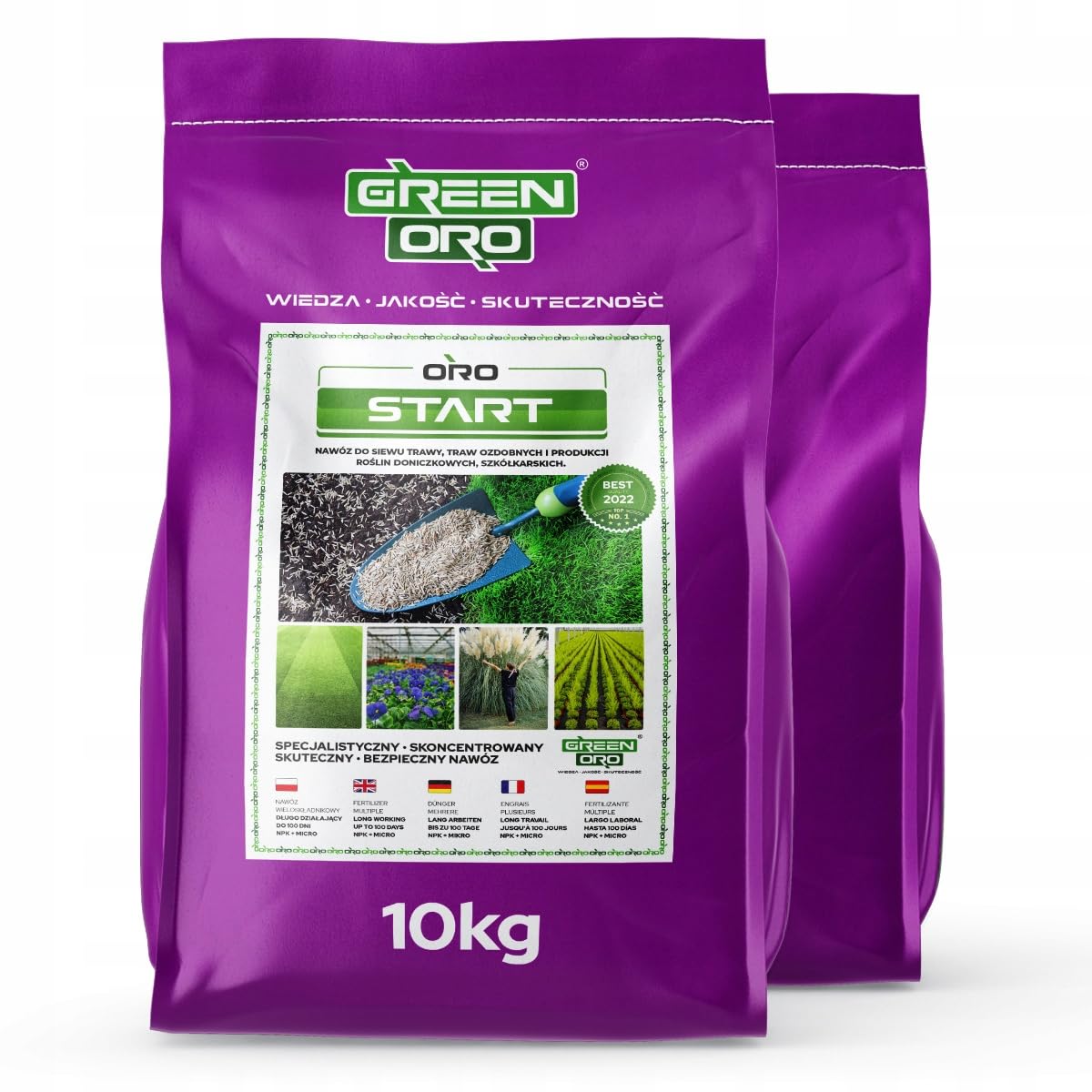 ORO START 10KG - Spezialdünger für Rasensaat, Rollrasen & Pflanzenstecklinge