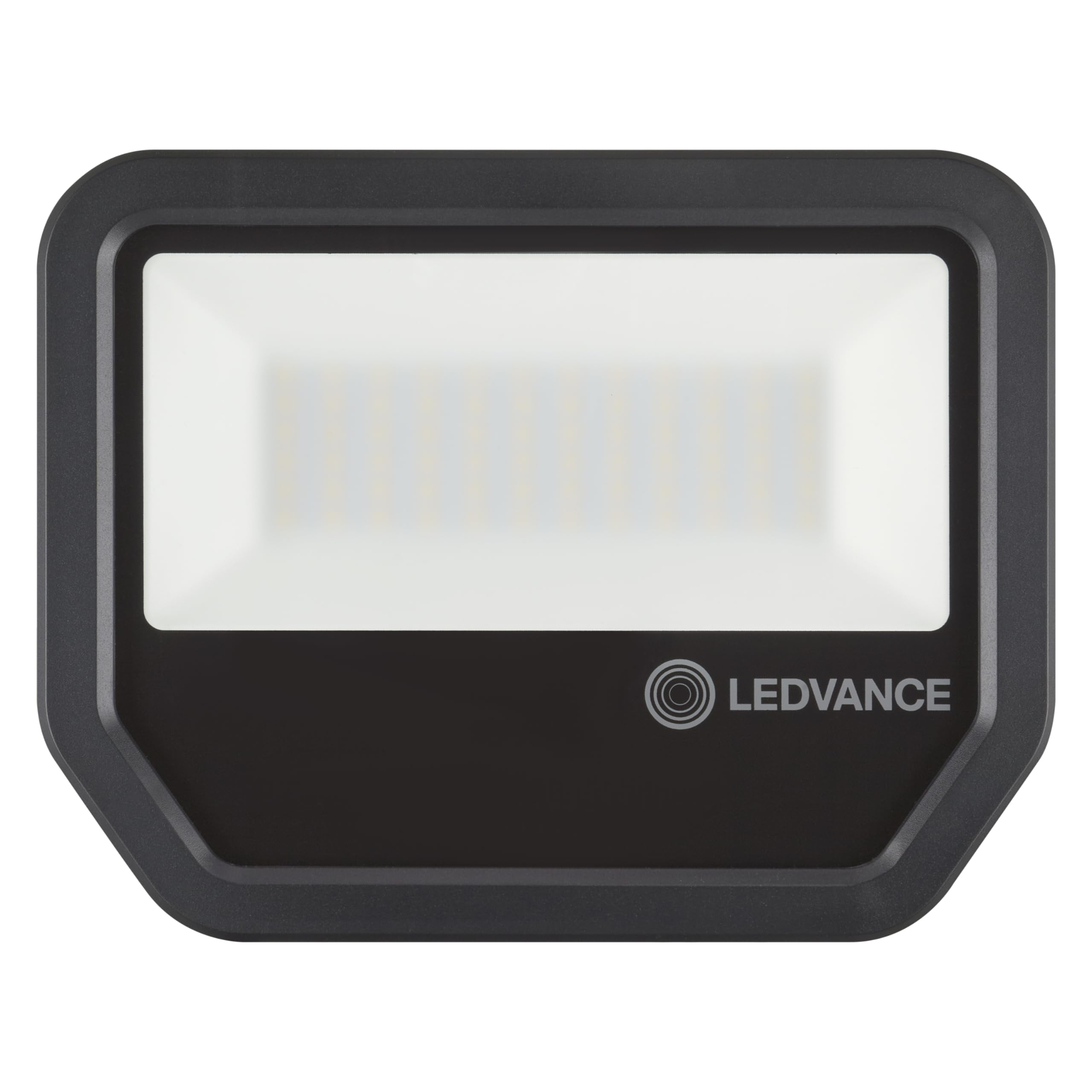 Ledvance 4058075810990 A++ to A, Floodlight S - LED Flutlichtstrahler in schwarz, 100 Grad Ausstrahlungswinkel, - 4000 K, IP65, Plastik, 50 W, kaltweiß, 18.7 x 21.6 x 6.2 cm