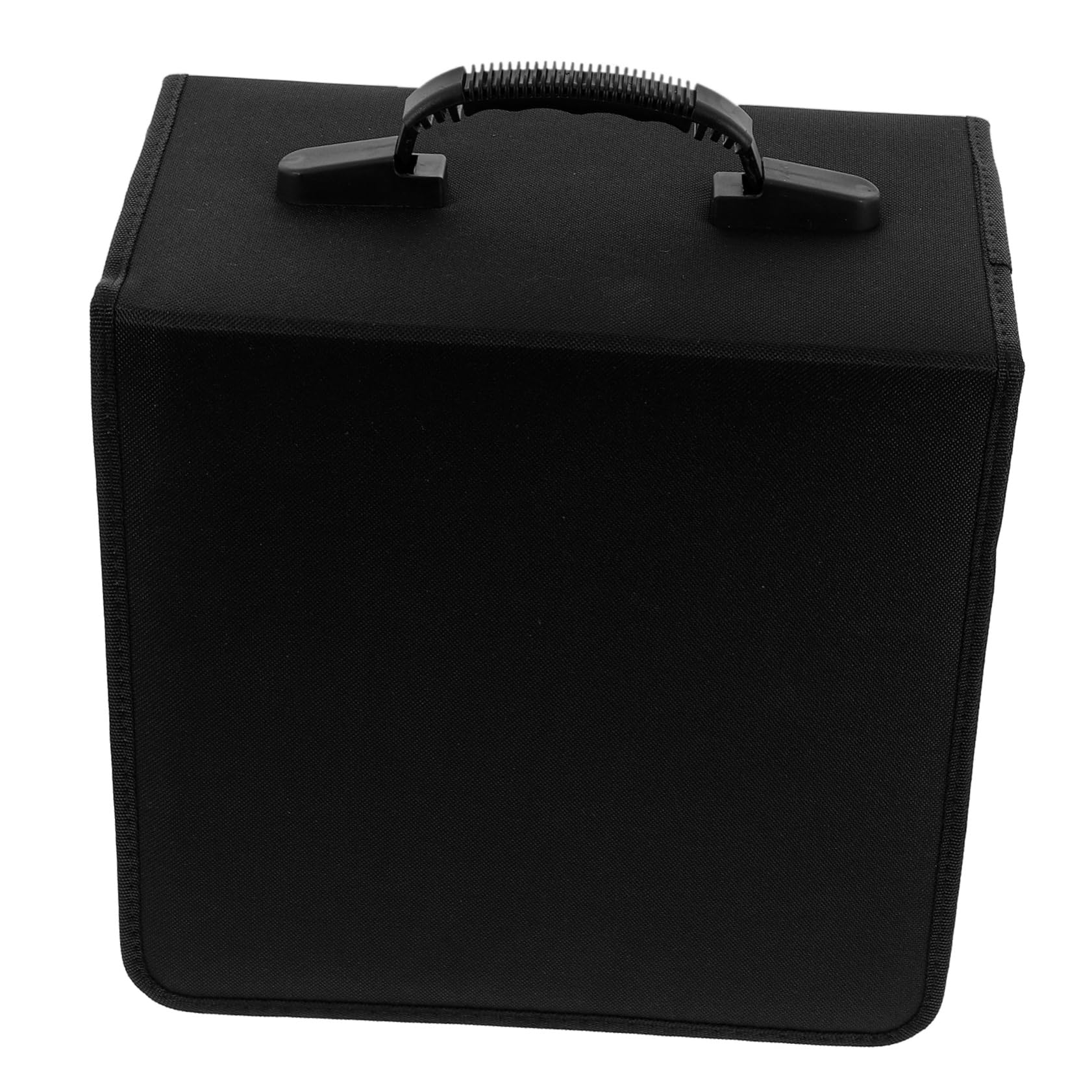 IMIKEYA Porta CD e Dvd in Pu con Maniglia Organizer Portatile per Auto e Casa Protezione da Graffi per Collezioni di Dischi Fino unità