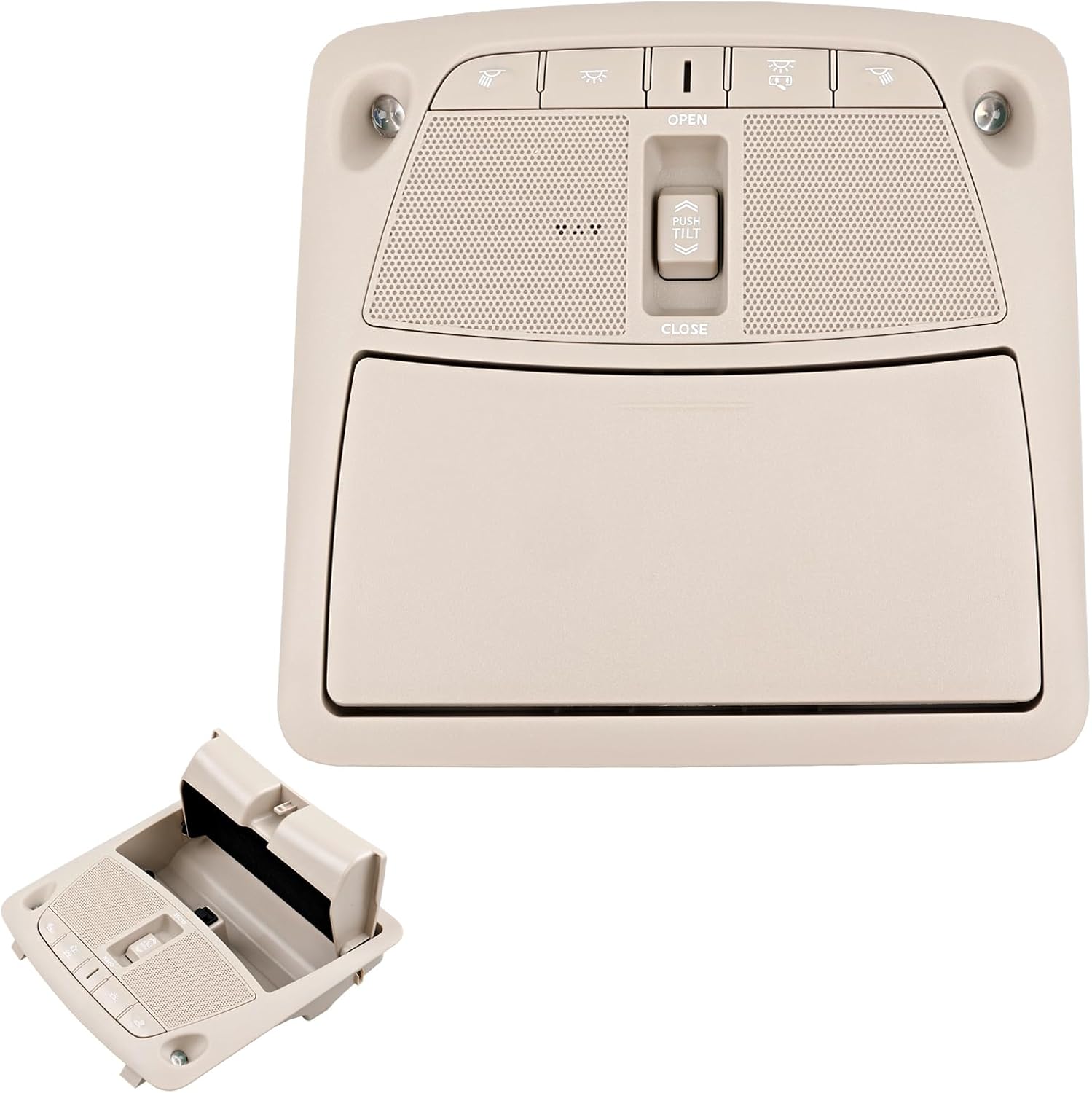 Overhead Console Reading Replacement for Nissan Altima Teana 2013-2018, Upgraded version Sunroof Switch Console Replace# 26430-8995D, 264308995D