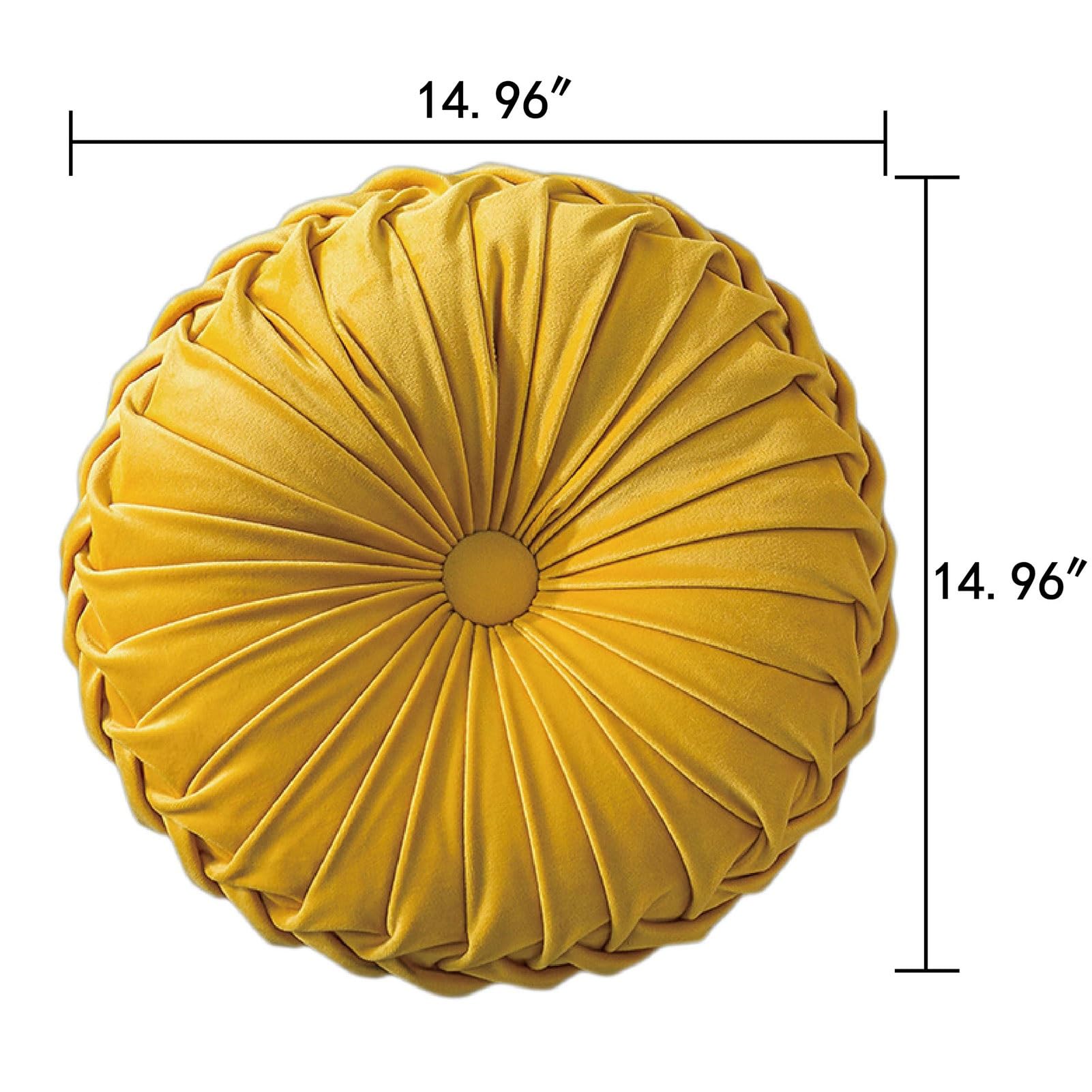 Set Di 2 Cuscini Da Terra In Velluto A Coste A Forma Di Fagiolo Beige E Marrone Nili 85576141