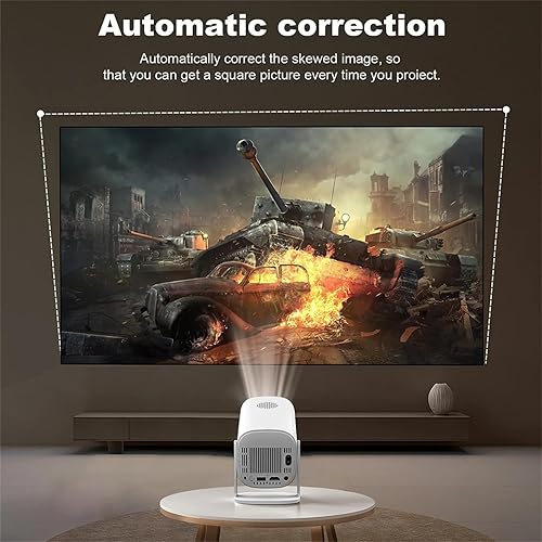 Miniatura 5 de Proyector P30 MAX con 2 gamepads Android 11 Wifi6 BT Home Theater Office Outdoor Smart Portable 4K HD Proyector (35000+Juegos)