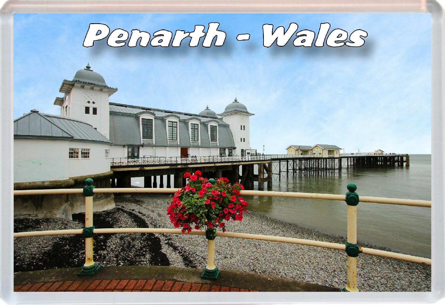 Baked Bean Store Multicolor Penarth - Wales - 96 X 67Mm Jumbo Fridge Magnet/Magnets Bbfhm929
