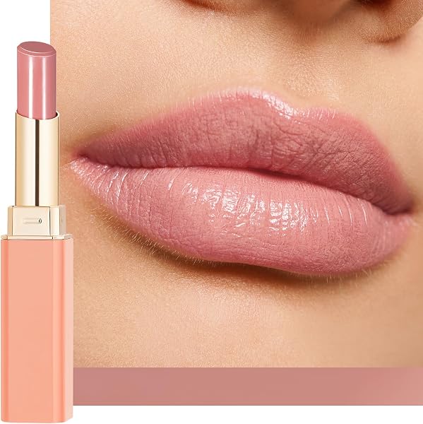 Oulac 2 in1 Lippenstift und Lippenbalsam, Saftiger & Glänzender Pflegender Lippenstifte, Lippenpflege, Natürliche und Hydratisierte Lippen, Glänzender Effekt für Trockene, Rissige Lippen, Vegan 14 - 1