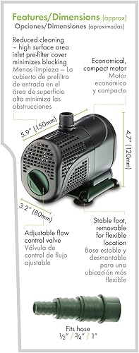 Miniatura 10 de Bomba para estanque con suministros Pennington Aquagarden
