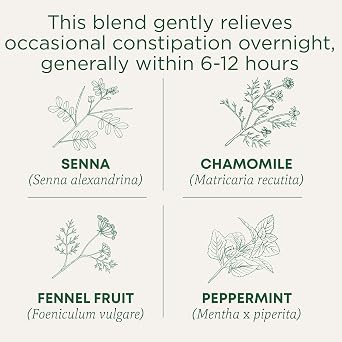 Traditional Medicinals Tea, Organic Smooth Move Chamomile, Relieves Occasional Constipation, Senna, 16 Tea Bags
