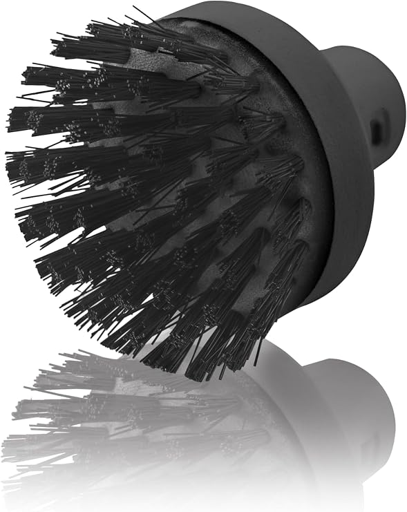 Kärcher Large Round Brush Steam Cleaner, Black