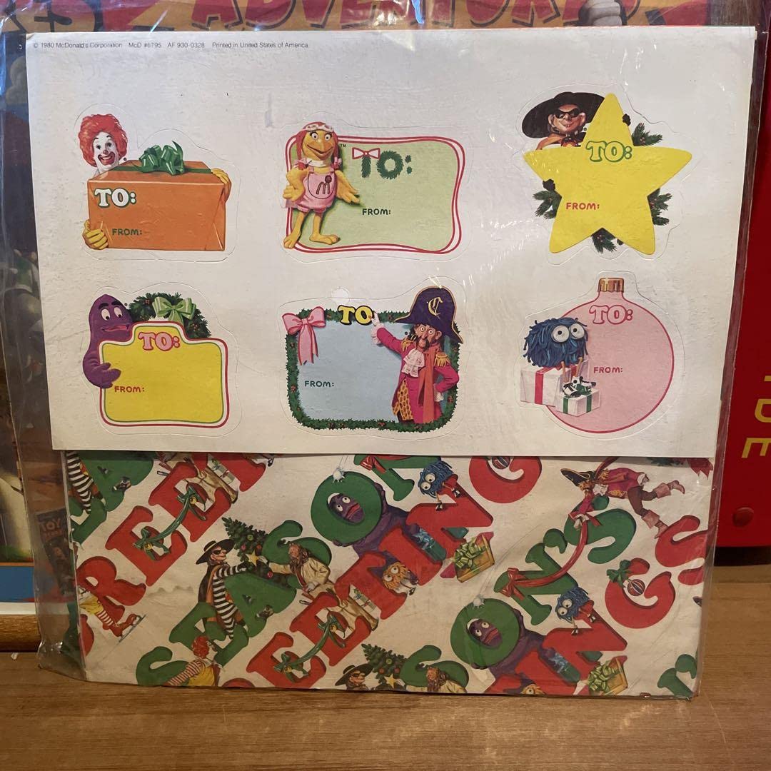 Amazon.co.jp: 1980年 マクドナルド ギフトラップ クリスマス : おもちゃ