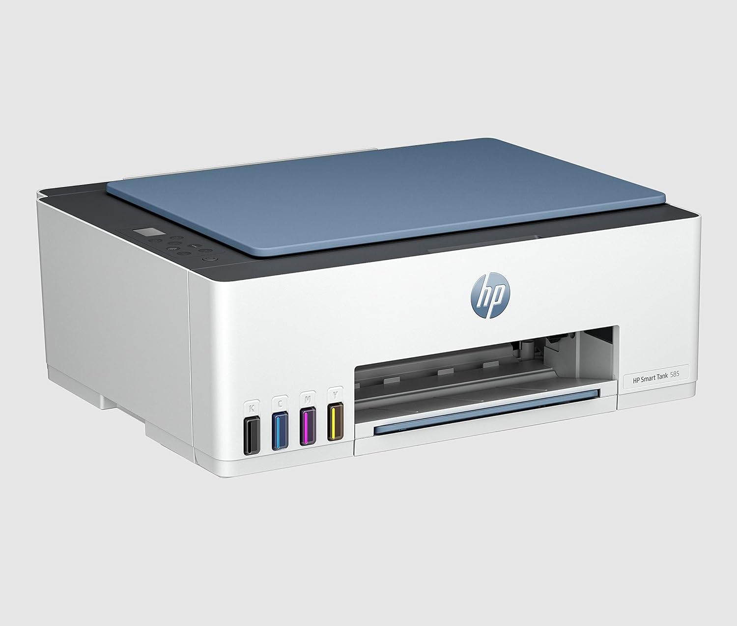 HP طابعة سمارت تانك 585 لاسلكية الكل في واحد، طباعة، مسح ضوئي، نسخ، طباعة حتى 18000 صفحة سوداء او 6000 صفحة ملونة - ازرق داكن 2026 - view 2
