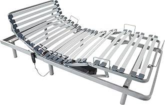 PEPE Mobility Electric Adjustable Bed Frame 90x190 (Sturdy with 6 legs), Single Base for Adults, Motorised, Includes Remote - Made in Europe