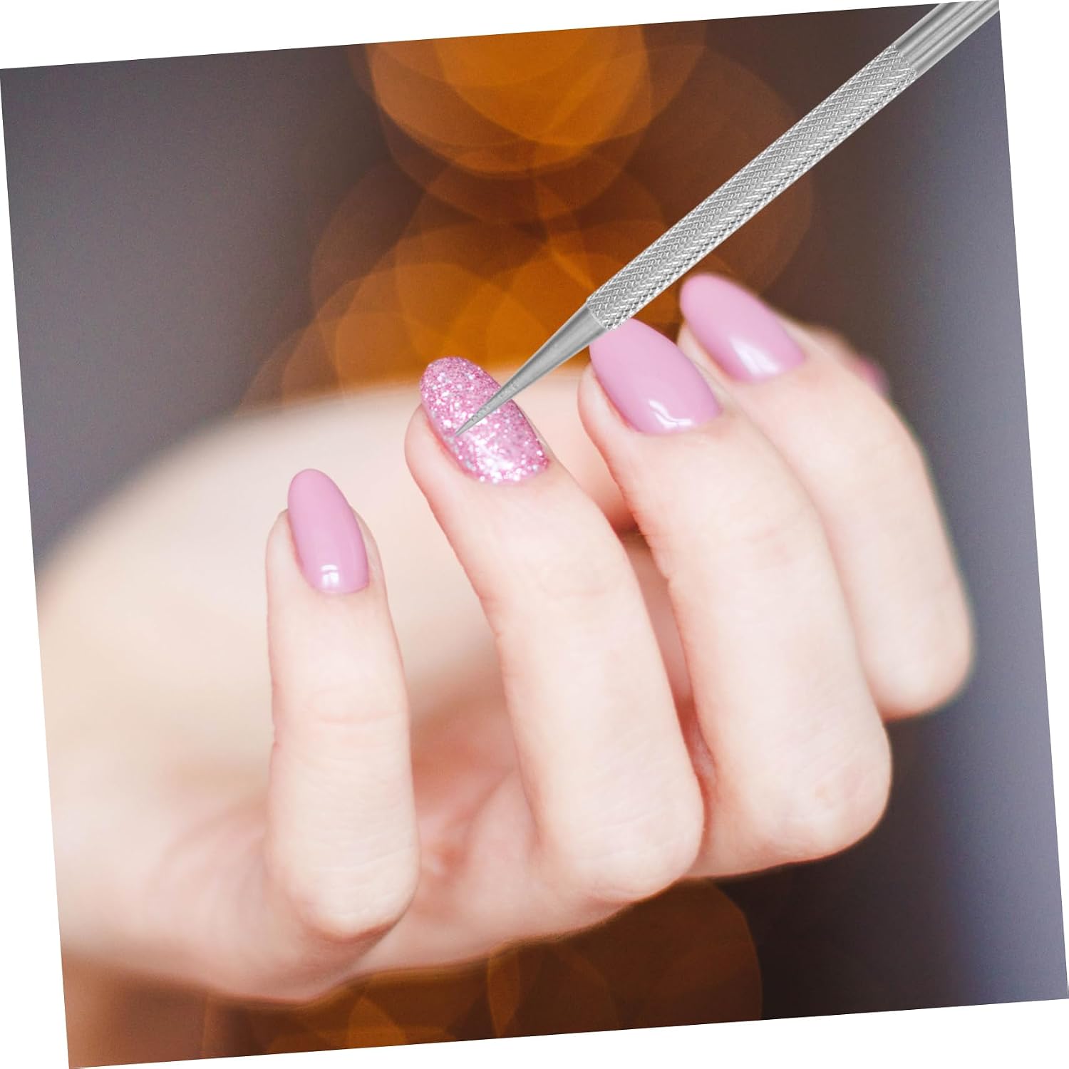 12pcs Cuticle Pusher Nail Cleaning Tool for Manicure Pedicure and Nail Art Preparation