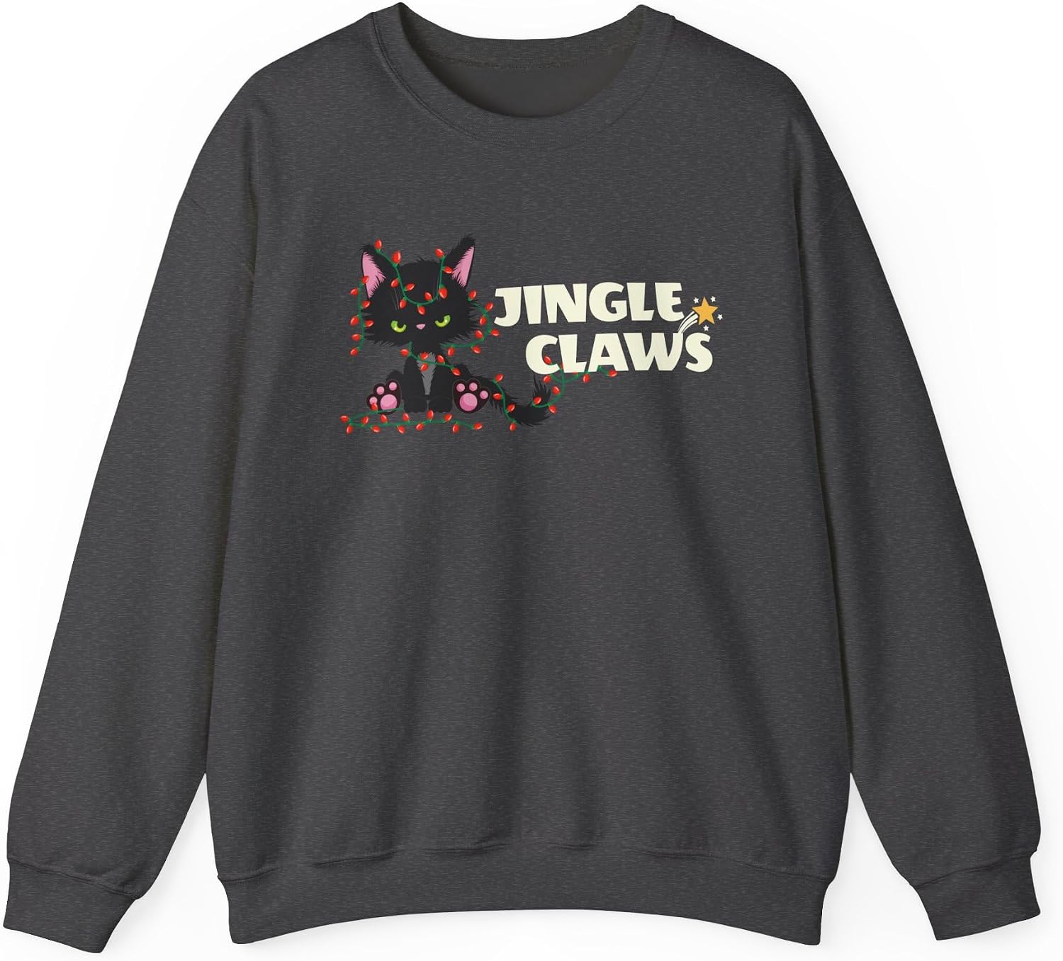 cat ugly christmas sweater, cat themed ugly christmas sweater, Funny Xmas sweater cats, Women, Men, Crewneck, plus size,