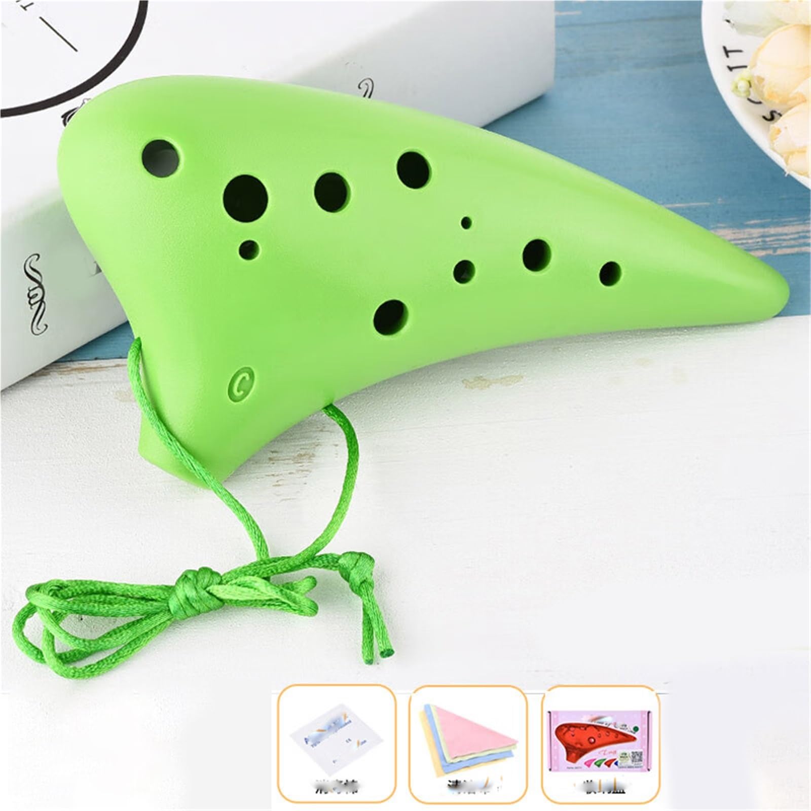 Ocarina AC Alto Ocarina Strumento Didattico E Pratico In Plastica A 12 Fori
