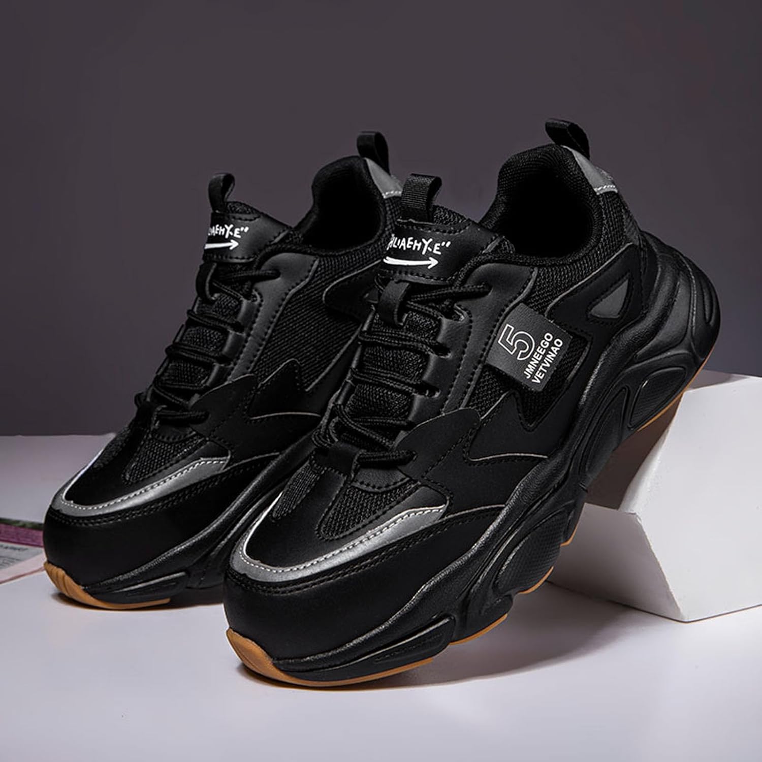 Nutropa Steel Toe Boots for Men, Lightweight Safety Work Shoes, Comfortable Breathable Composite Toe Boots Slip-Resistant Indestructible Shoes - Image 3