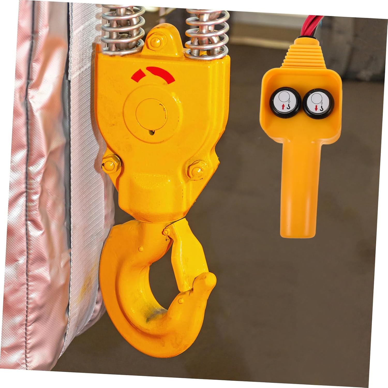 Uonlytech Plastic Winch Switch Replacement Part with Reliable Relay Technology Remote Control Winch Assembly for Vehicle Mounted Cranes and Hoists Repair Component