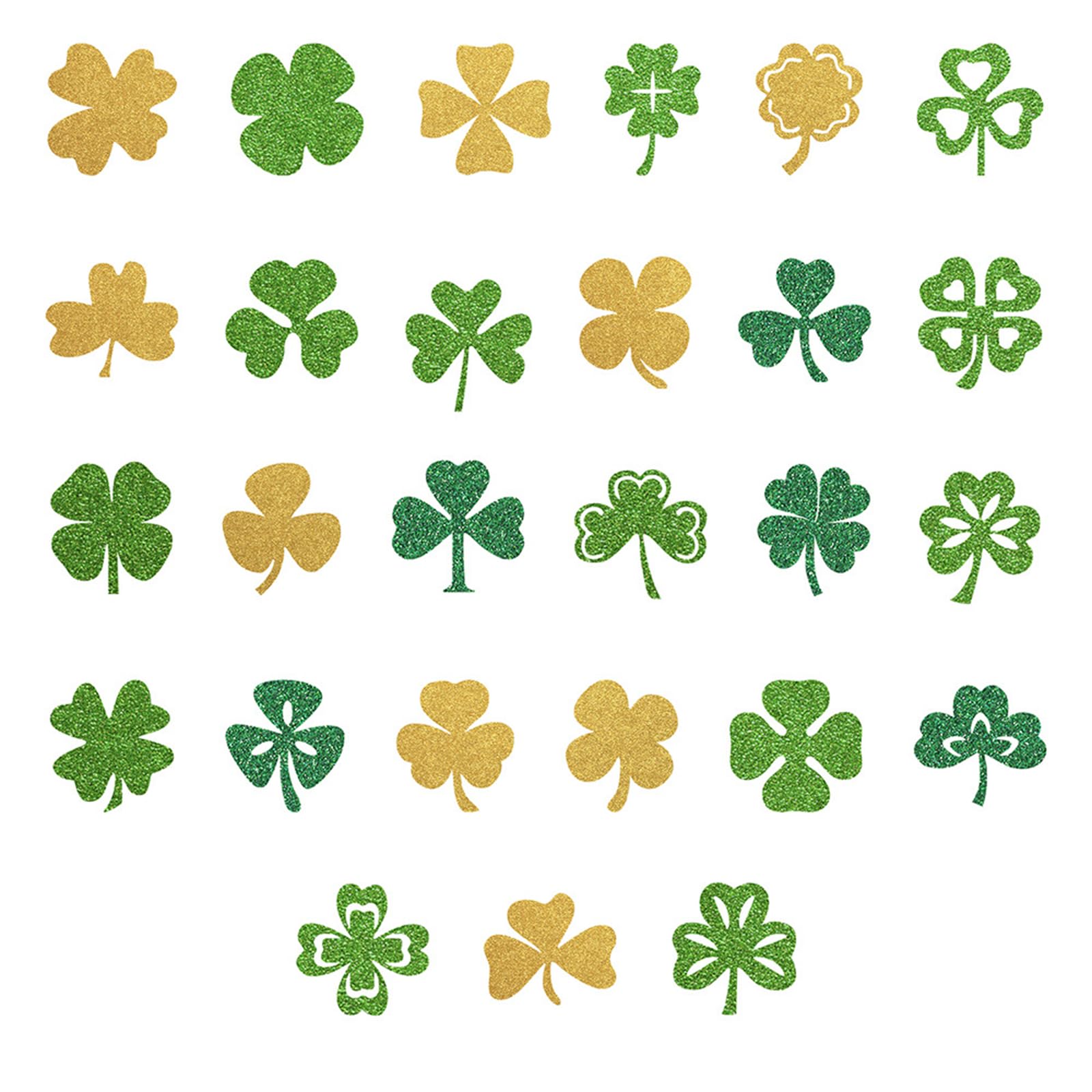 Tsophreniq Irish Festival Themed Clovers Throw Confettis Decorative Paper Table Scatters Party Supplies Holidays Home Decoration Party Supplies