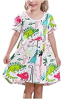 Algopix Similar Product 9 - Frogwill Toddler Girls Cotton Dinosaur