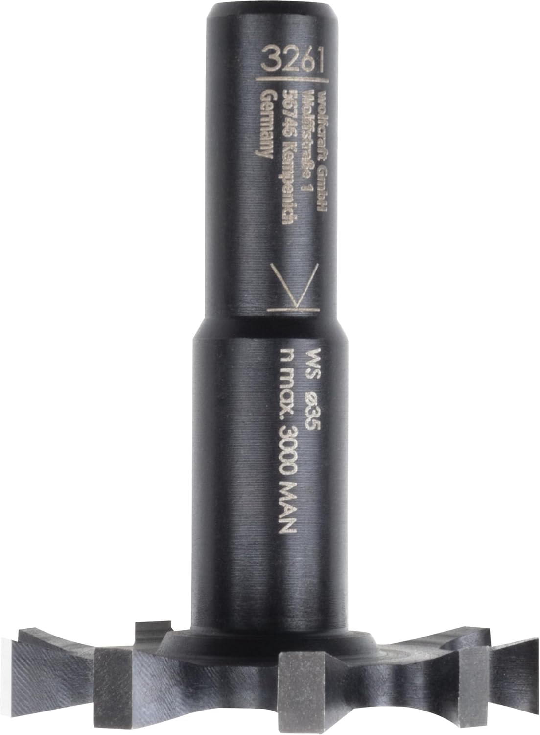 wolfcraft Disc Groove Cutter Made From Tool Steel, Ø 35 mm I 3261000 I Cutter made from tool steel for milling hardwood and softwood