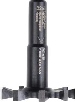 wolfcraft Disc Groove Cutter Made from Tool Steel I 3261000 I Cutter Made from Tool Steel for milling Hardwood and softwood Ø 35 mm x 5mm