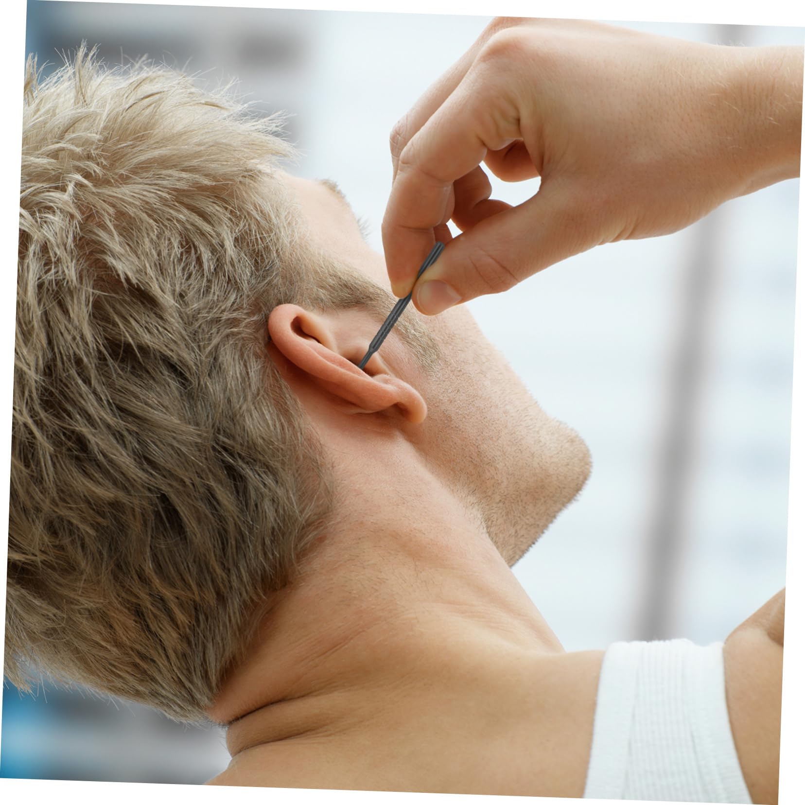 Healvian Stainless Steel 6pcs Earwax Removal Tools Cleaning Kit Skidproof Handle for Adults Home Travel