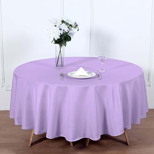 Miniatura 155 de Efavormart - Mantel redondo de poliéster de 90 pulgadas para cocina, comedor, catering, boda, fiesta de cumpleaños