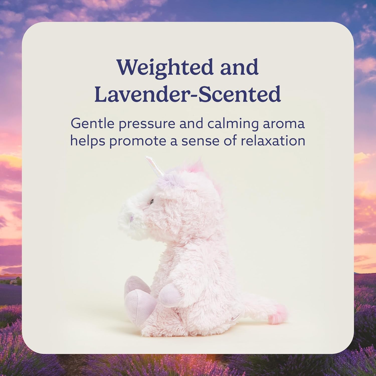 warmies Microwavable & Weighted Stuffed Animals, Unicorn - Heated Stuffed Animal Plushie for Warmth & Comfort - Cute Soft Plush Toys for Adults & Children (Boys, Girls, Babies & Toddlers) - Image 3