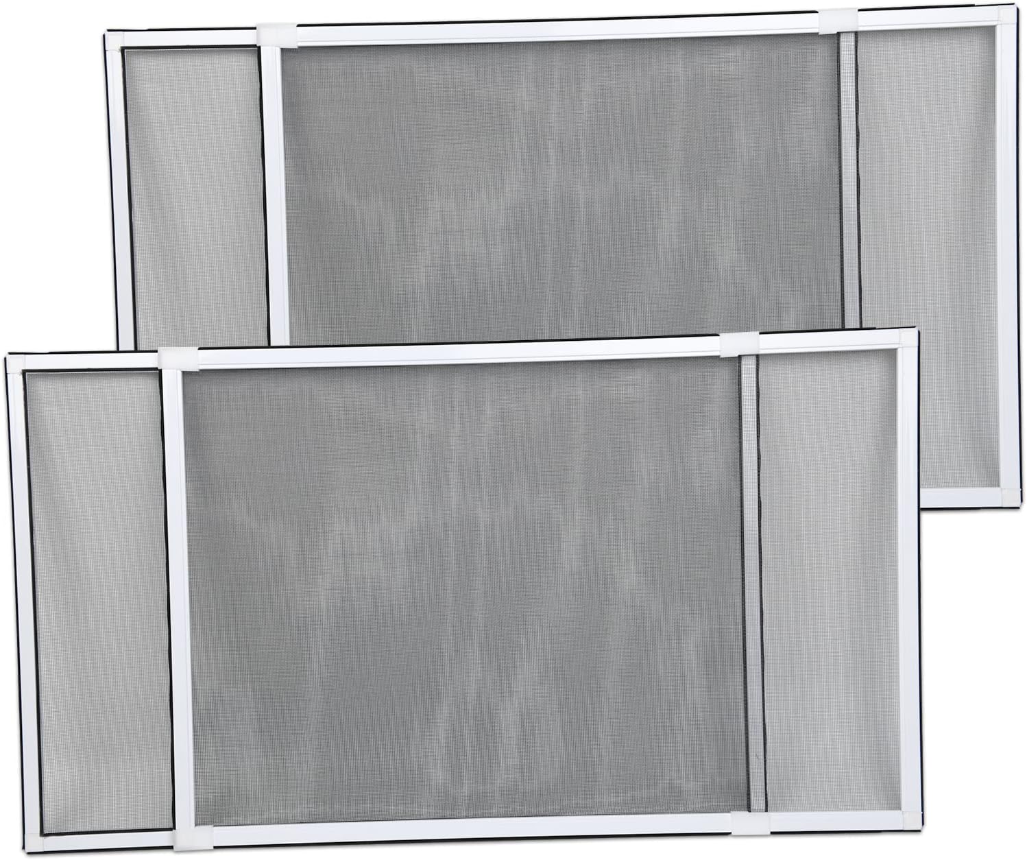 Bro 2 Pack Expandable Window Screen, Adjustable Window Screen (50cm x