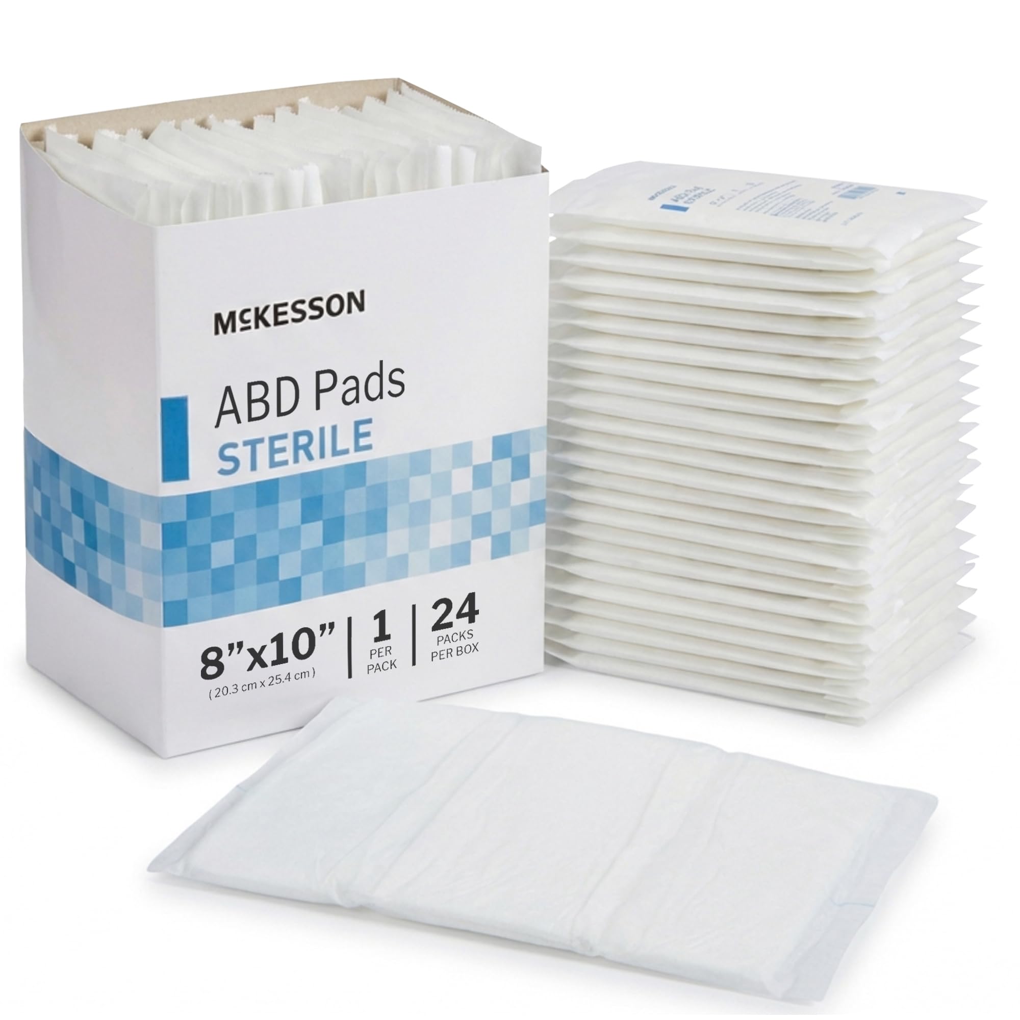 Amazon.com: McKesson Sterile ABD Pads 8 x 10 in [24 Count