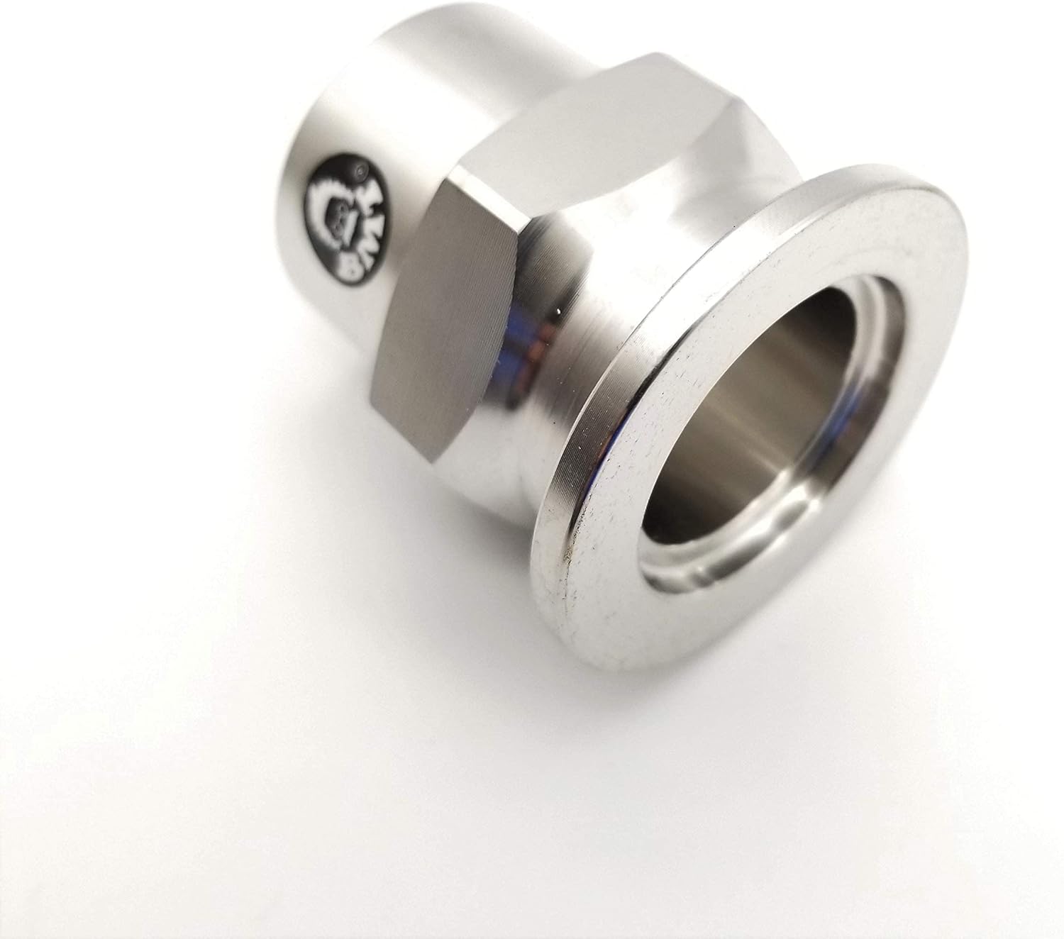 bmotiontech FNPT to KF25 Flange Fitting (ISO-KF KF25 QF25 NW25) US NPT Thread Standard (3/4" FNPT x KF25)