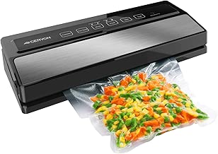 GERYON Vacuum Sealer Machine, Automatic Food Sealer for Food Savers w/Starter Kit|Led Indicator Lights|Easy to Clean|Dry & Moist Food Modes| Compact Design (Silver) - coolthings.us