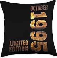 Vista 1 de Month October 1995 Retro Sunset 1995 Vintage 1995 Since 1995 Throw Pillow