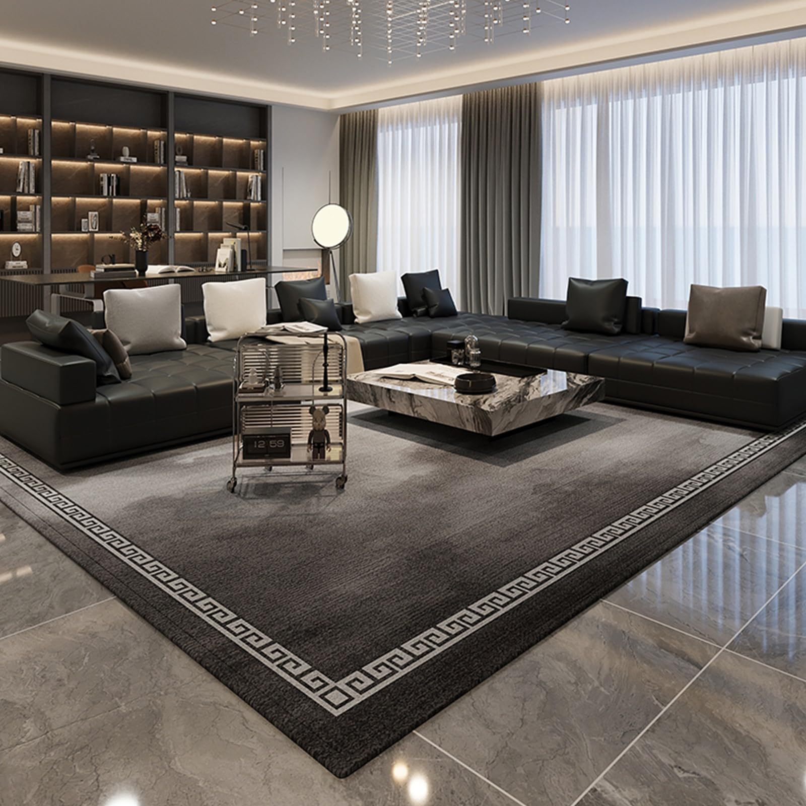 Tapis de salon pour la chambre à coucher et salle à manger chaleureuse