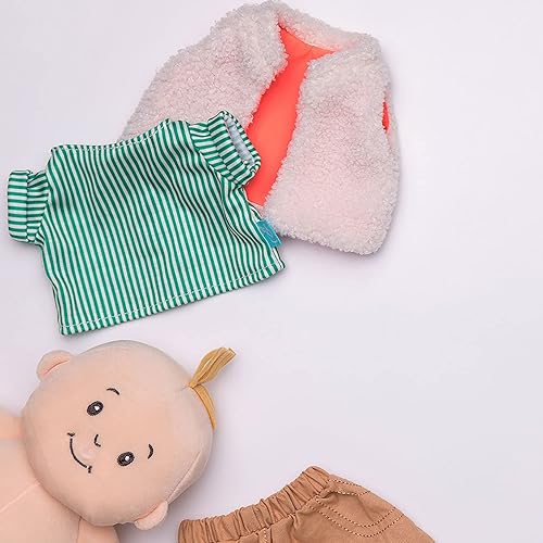 Miniatura 4 de Manhattan Toy Baby Stella Trendy Trekker - Ropa para muñecas suaves de 15 pulgadas