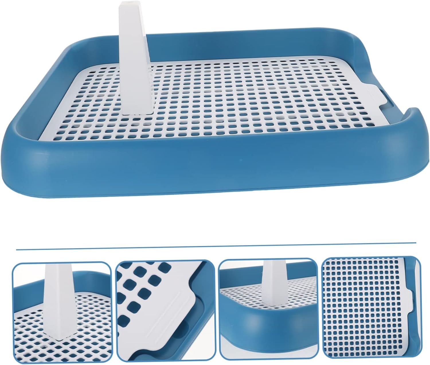 VANZACK Large Slip Mesh Dog Toilet for Medium to Large Dogs Reusable Plastic PET Potty Training Features for Indoor and Outdoor Use