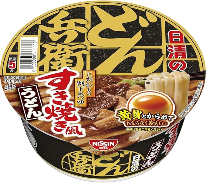Amazon 日清食品 日清のどん兵衛 すき焼き風うどん 100g 12個 どん兵衛 うどん 通販