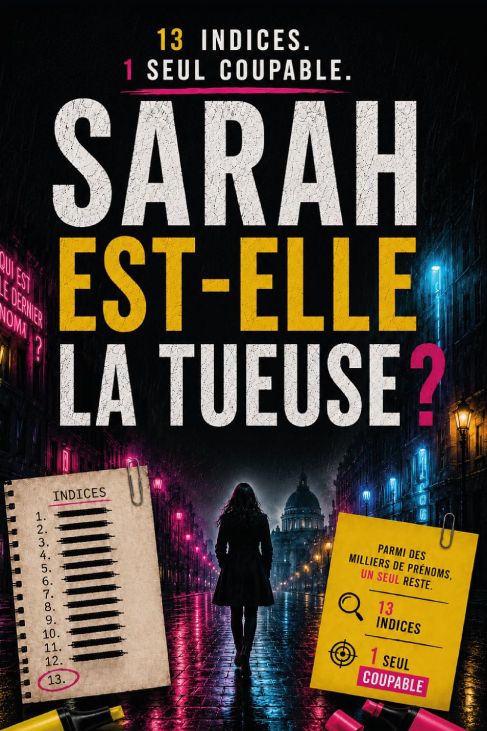 Sarah est-elle la tueuse? 13 indices un seul coupable: Parmi des milliers de prénoms, un seul reste