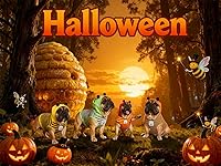 Vista 4 de iChoue - Disfraces de abeja, abeja melífera, abejorro, oruga, insecto de Halloween para perros, sudaderas sin mangas, ropa, conjuntos, camisas