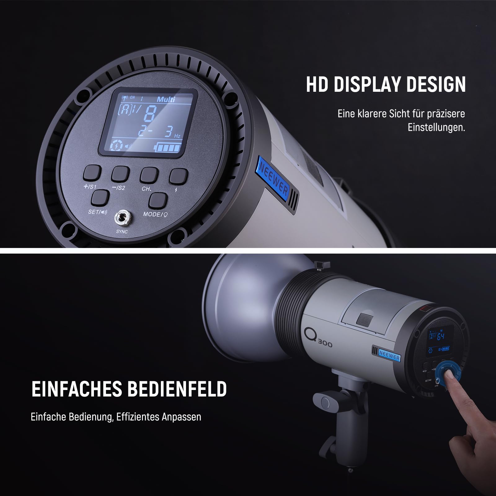 Neewer Q300 300Ws 2 – Bild 7