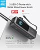 Banco de energía para laptop Anker, 25,000mAh esencial de viaje con 165W de salida total | 3 puertos USB-C con 100W máx cada uno, cables retráctiles incorporados, listo para vuelo, para iPhone 17 series, MacBook y más 3